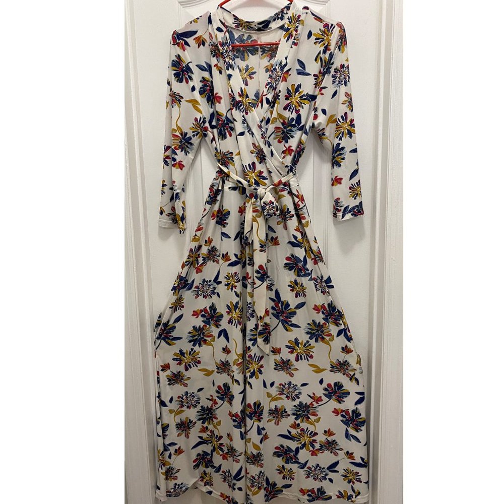 floral maxi dress